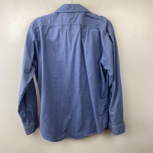Vintage‎ Five Brother Shirt Mens Large Blue Flannel Workwear Made In USA 90s - Picture 4 of 8